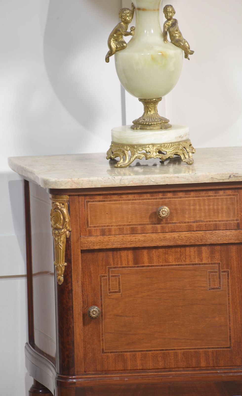Pair Of Gilt Metal Mounted Bedside Cabinets photo furniture