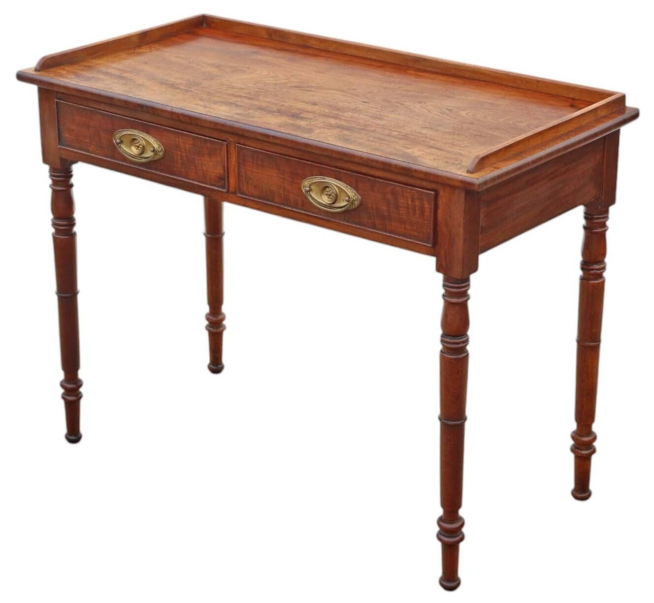 Antique 19th Century Fine Quality Mahogany Writing Desk / Dressing Table photo for sale