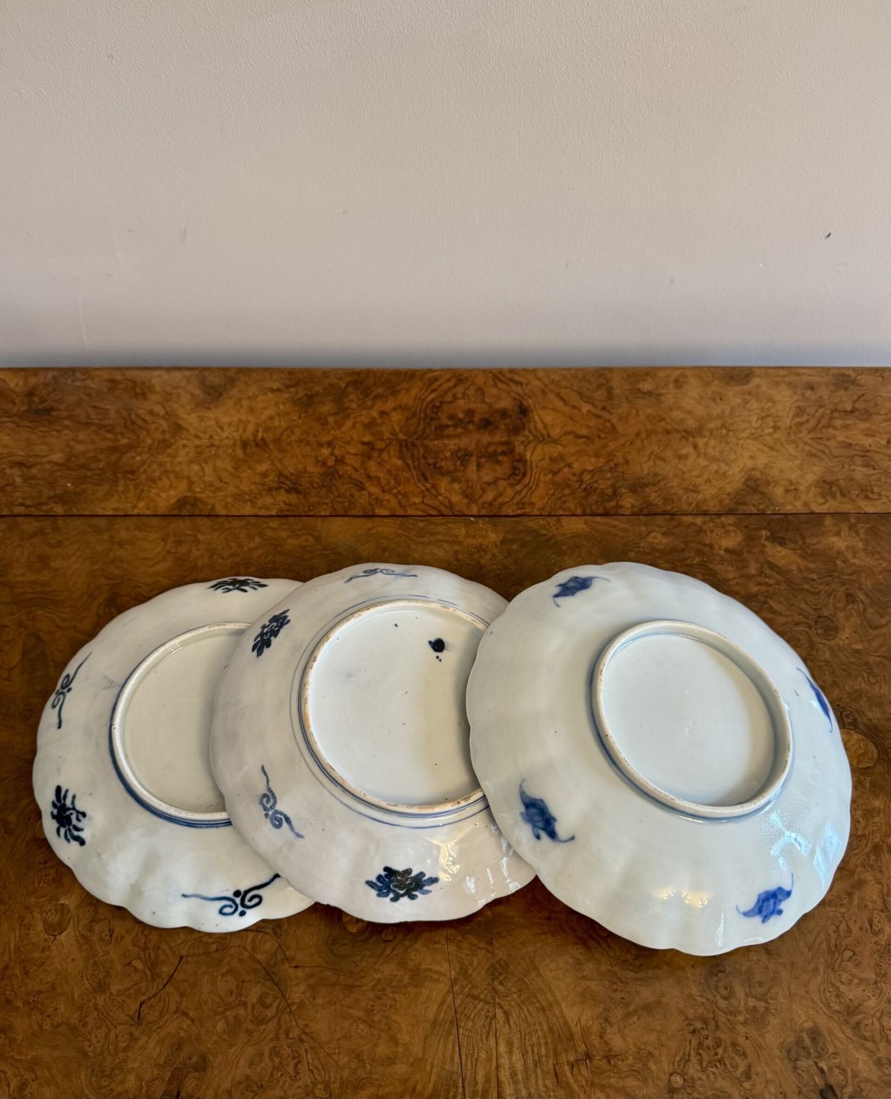 Wonderful Collection Of Five Antique Japanese Imari Plates photo 495.0