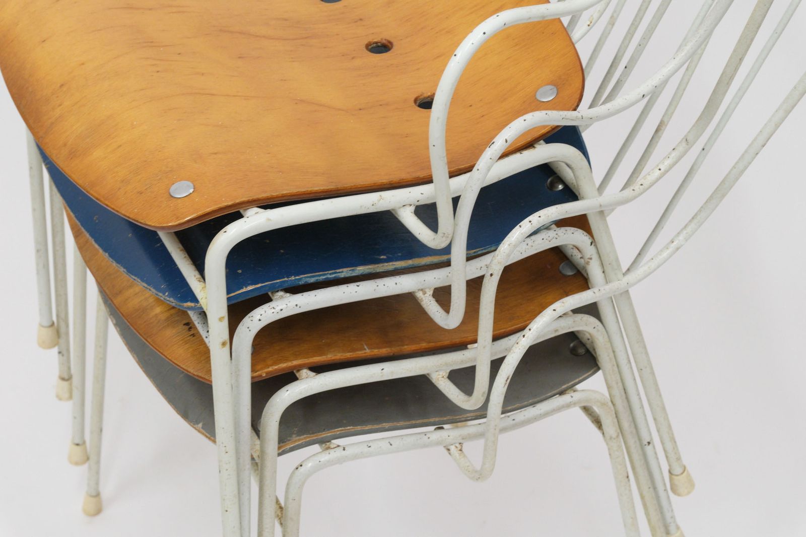 Set Of Four Mid Century Ernest Race Antelope Chairs photo furniture