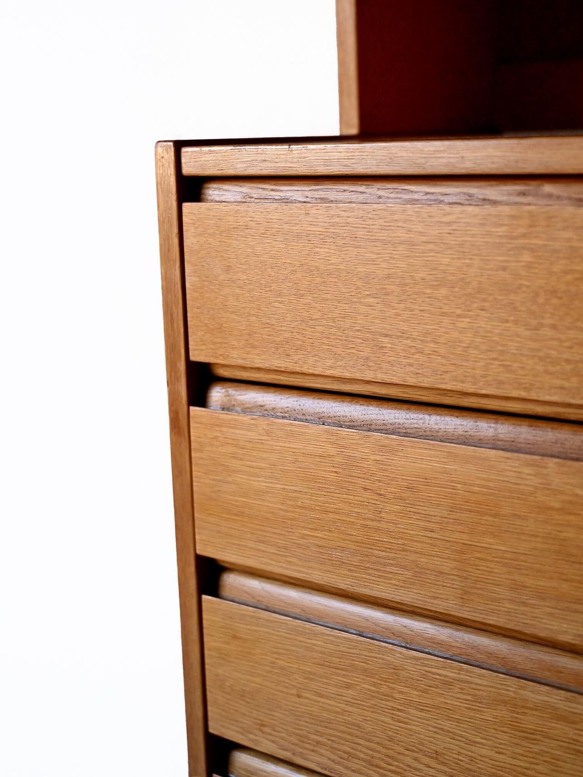 Scandinavian Oak Bookcase, 1960s photo vintage