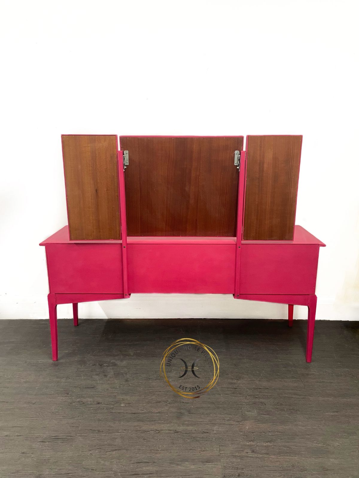 Hot Pink Stag Dressing Table, 1960s photo furniture
