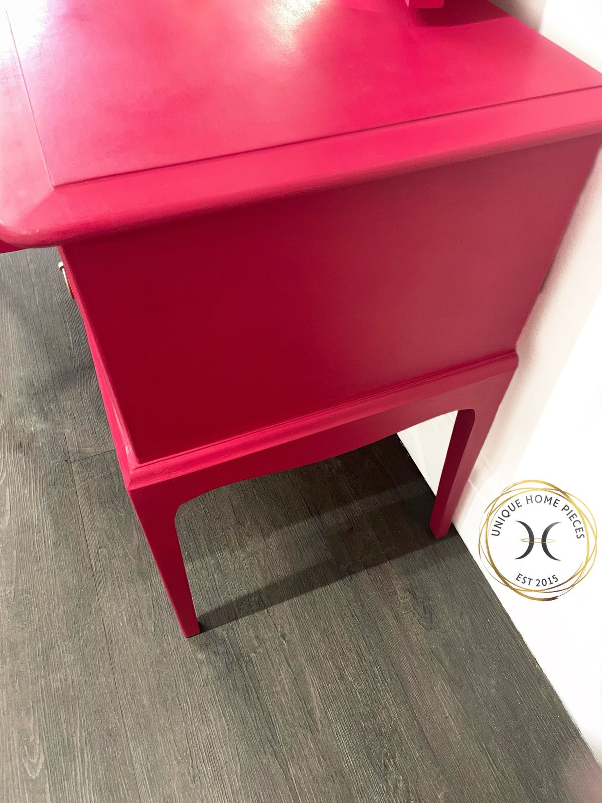 Hot Pink Stag Dressing Table, 1960s photo vinterior