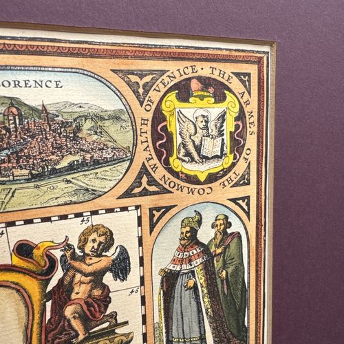 Italia Newly Augmented I Speeds George Humble 1626 Reproduction Print Coloured photo for sale