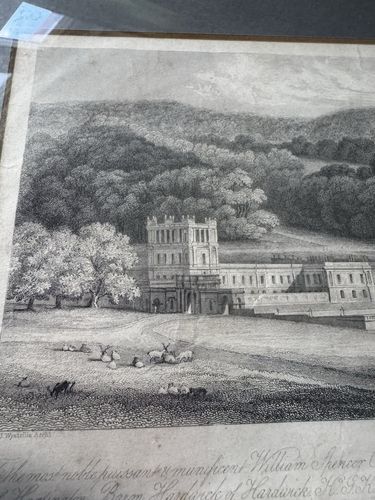 Sir J Wyatville R Sears West View Of Chatsworth The Palace Derbyshire Cavendish photo vinterior