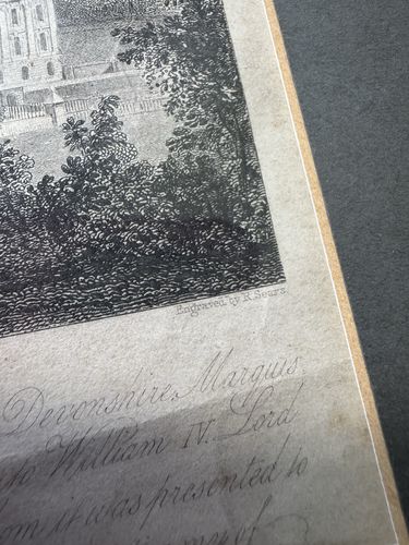 Sir J Wyatville R Sears West View Of Chatsworth The Palace Derbyshire Cavendish photo buy