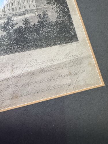 Sir J Wyatville R Sears West View Of Chatsworth The Palace Derbyshire Cavendish photo vintage