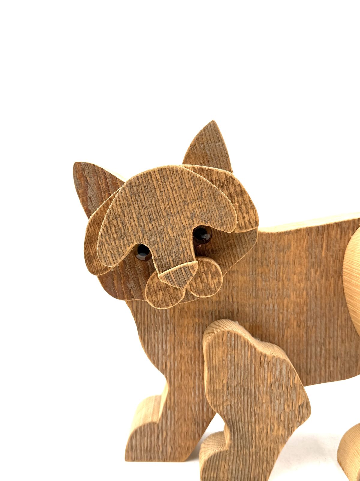 Bottega Michelangeli, Cat Wood Sculpture, Orvieto Italy 1970s photo buy