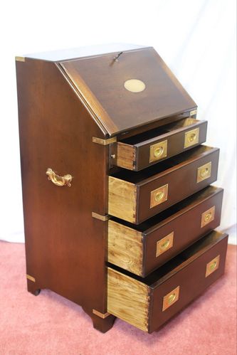 Reprodux Bevan Funnell Lovely Campaign Style Bureau photo furniture
