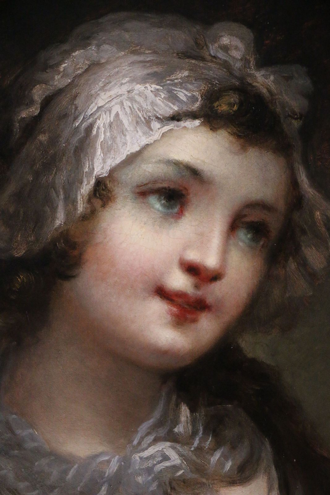 Jeanne Philiberte Ledoux (1767 1840) Attributed. Portrait Of A Young Girl With A Bonnet Circa 1800 photo Art