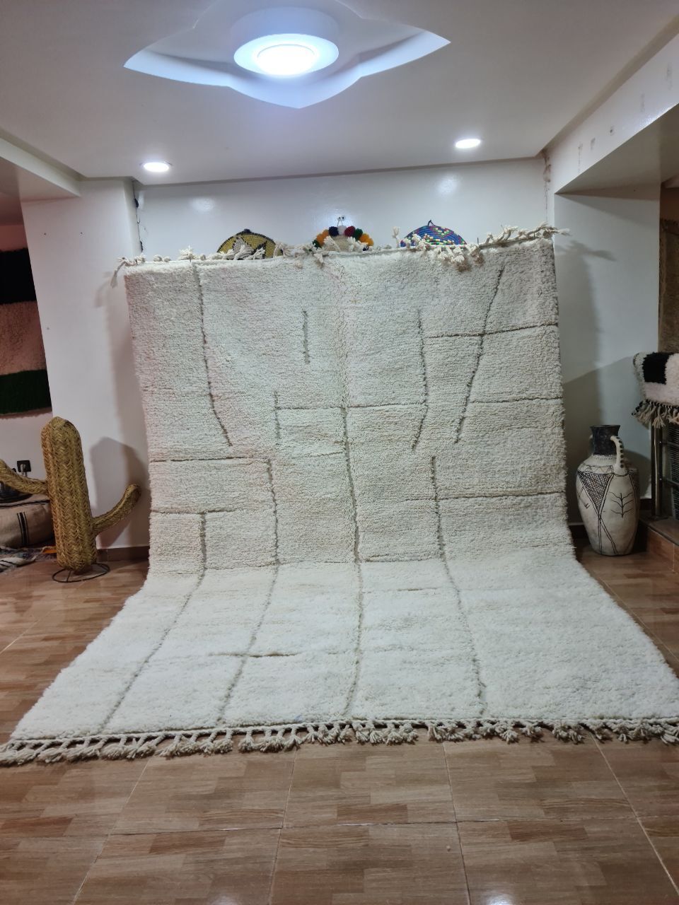 Authentic Handmade Beni Ourain Rug – Luxurious Berber Elegance 300x200 Cm photo furniture