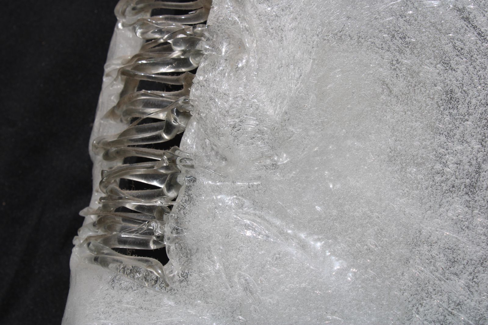 Pair Of Angelo Brotto Wall Lamps For Esperia 1970 Pulegoso Glass photo vinterior