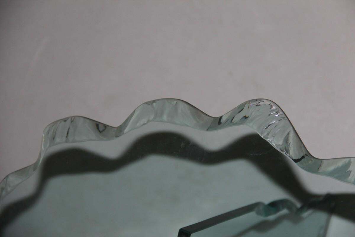 photo furniture Sheel Danny Lane Coffee Table For Fiamm 1980 Thick Crystal