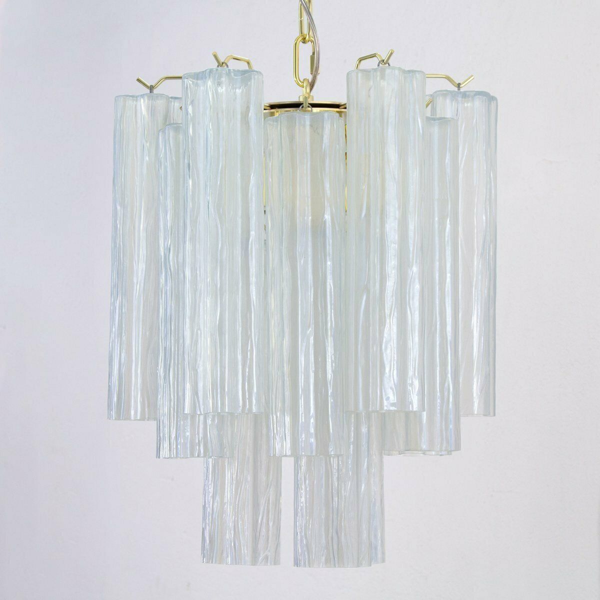 Murano Opal Glass Chandelier, Italy, Vintage Style photo 826.0
