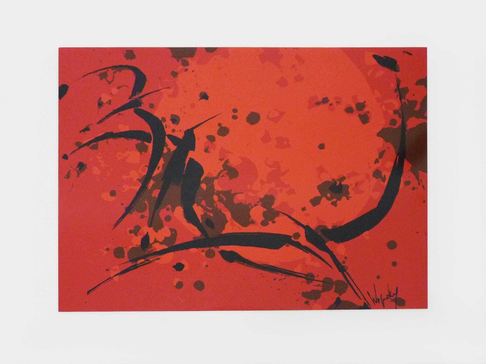 Robert Wogensky (1919 2019)   In Flight. Limited Edition Pressed Painting By Formica
