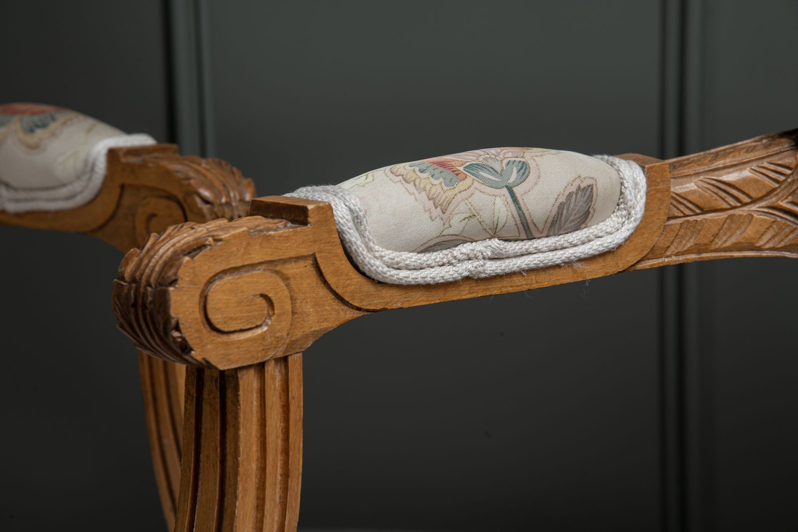 Furniture Pair Of C. 1950s French Style Open Armchairs photo