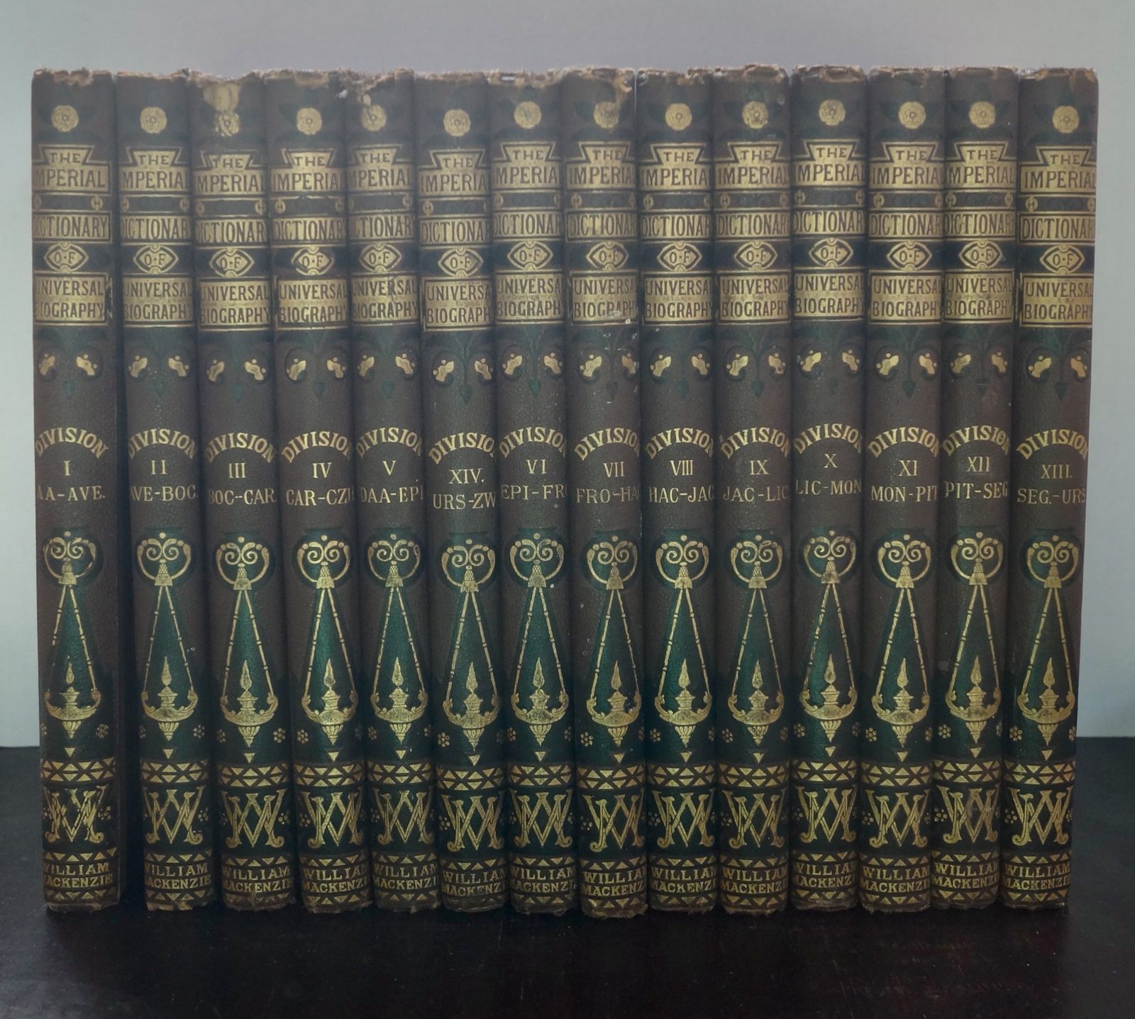 Complete 14 Volumes Of The Imperial Dictionary Of Universal Biography photo furniture