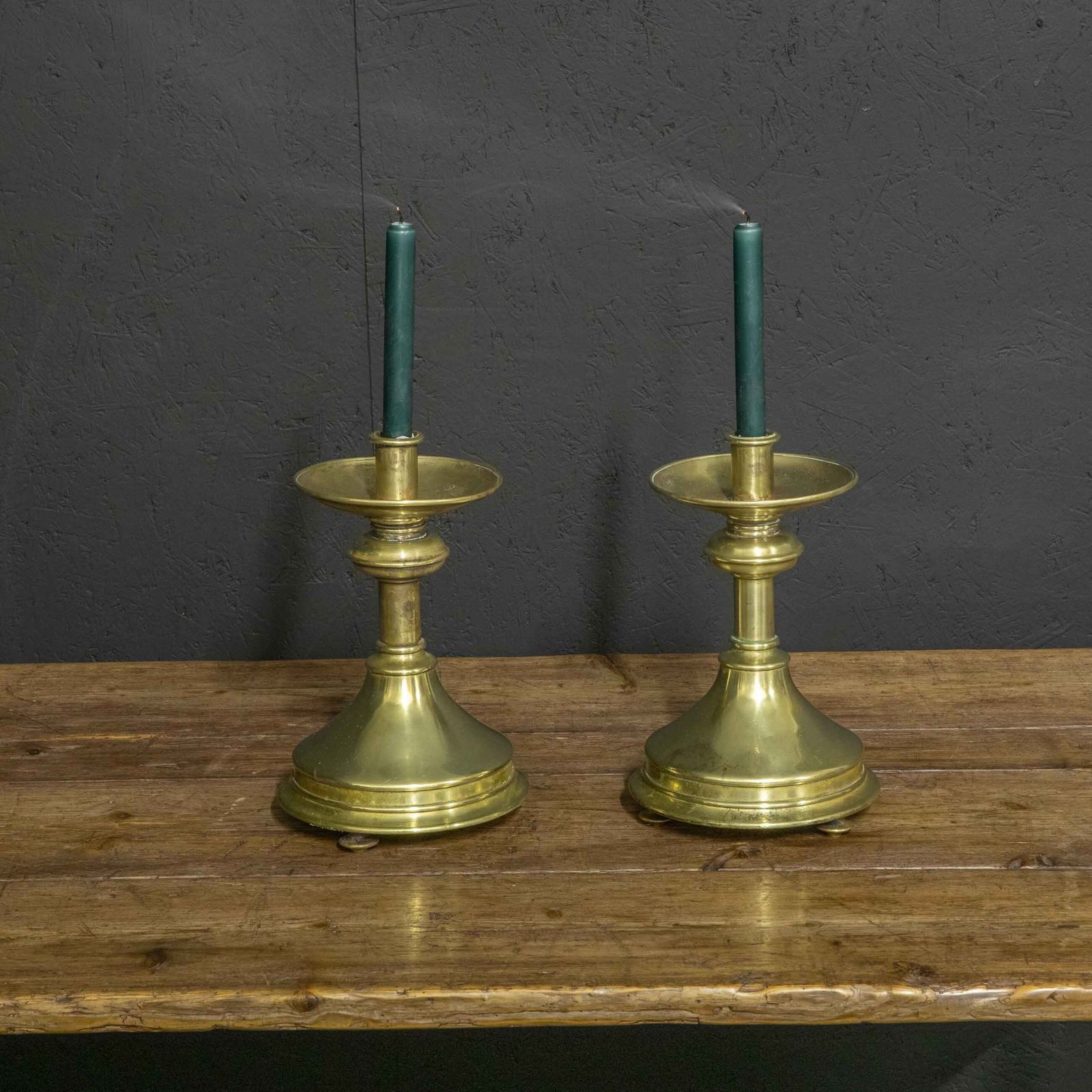 Victorian Brass Pricket Sticks photo furniture