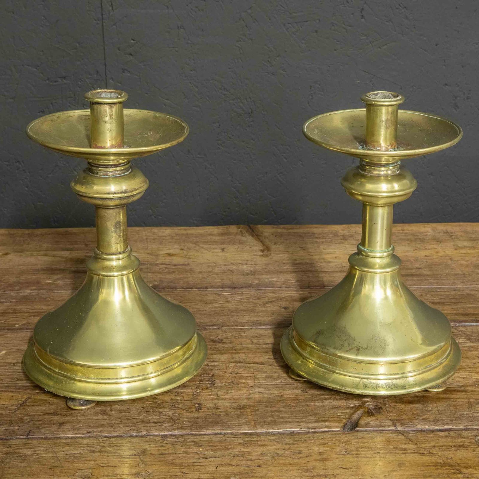 Victorian Brass Pricket Sticks photo buy