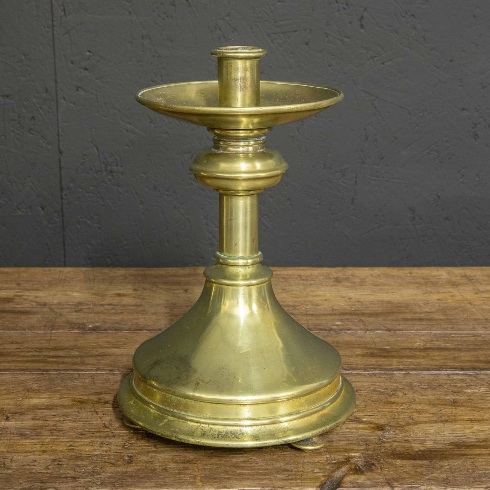 photo for sale Victorian Brass Pricket Sticks
