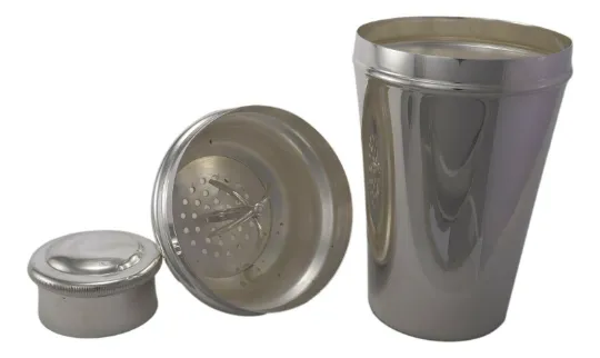 Vintage Silver Plate William Suckling Ltd Art Deco 1.5 Pint Cocktail Shaker photo for sale