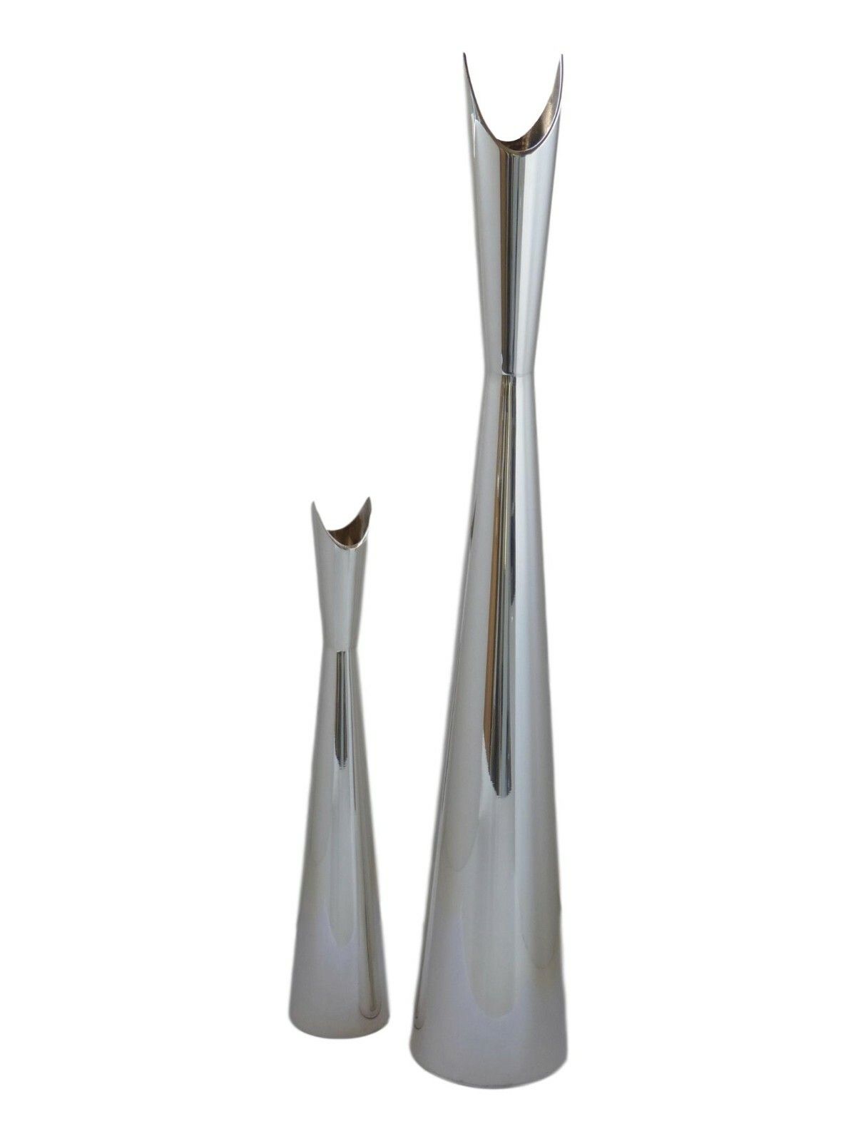 Christofle Silver Plate Cardinale Vase By Lino Sabattini Tall 37 Cm photo furniture