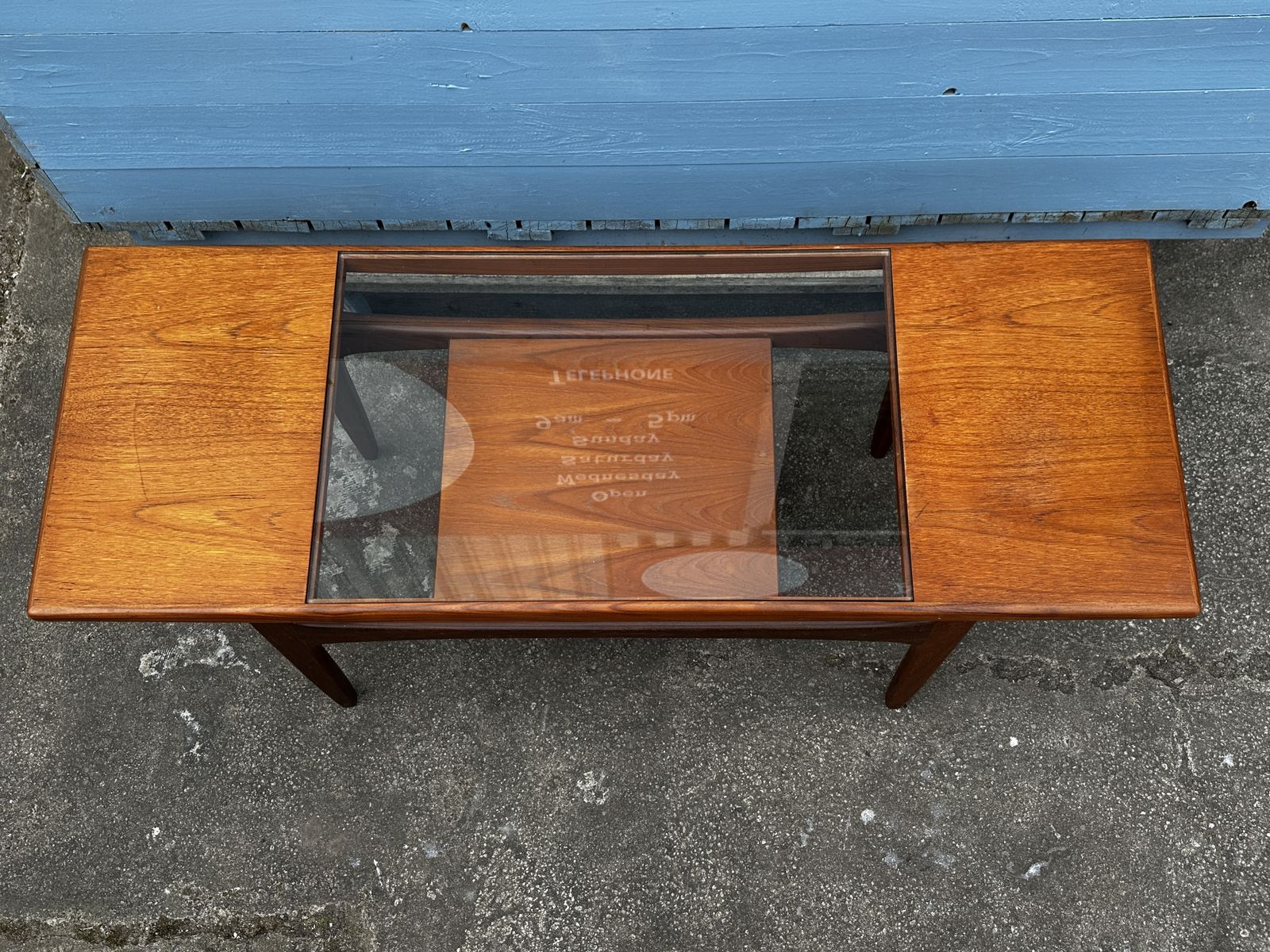 G Plan Mid Century Fresco Glass Top Coffee Table photo 390.0