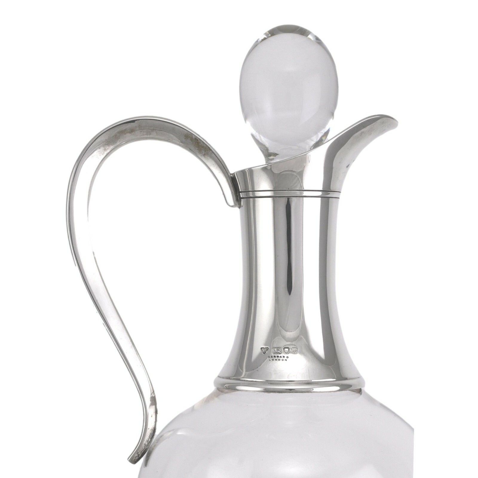 Garrard / Garrards London Silver And Crystal Claret Jug / Decanter 12" photo furniture