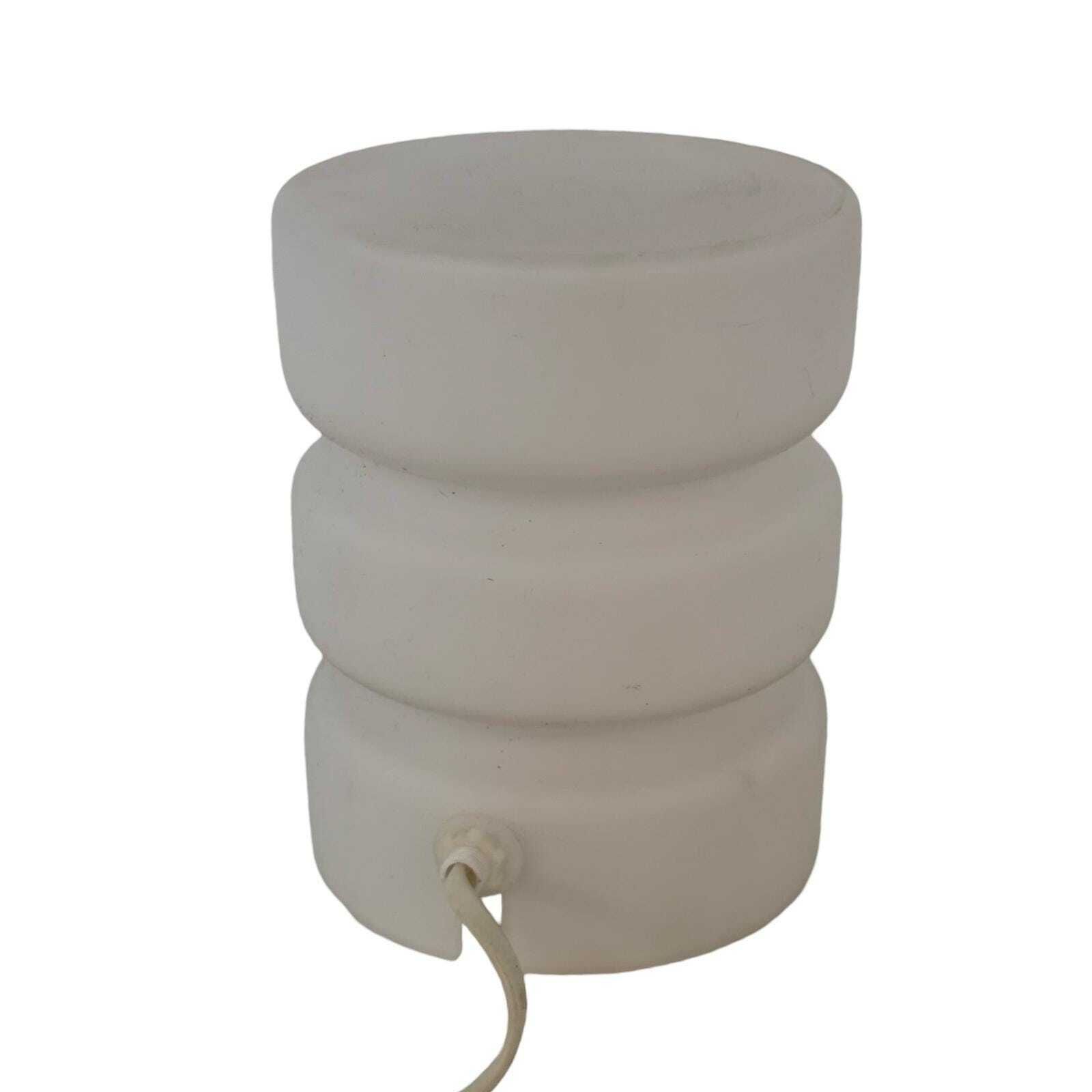 Habitat Table Lamp Model Torre Frosted Glass photo furniture
