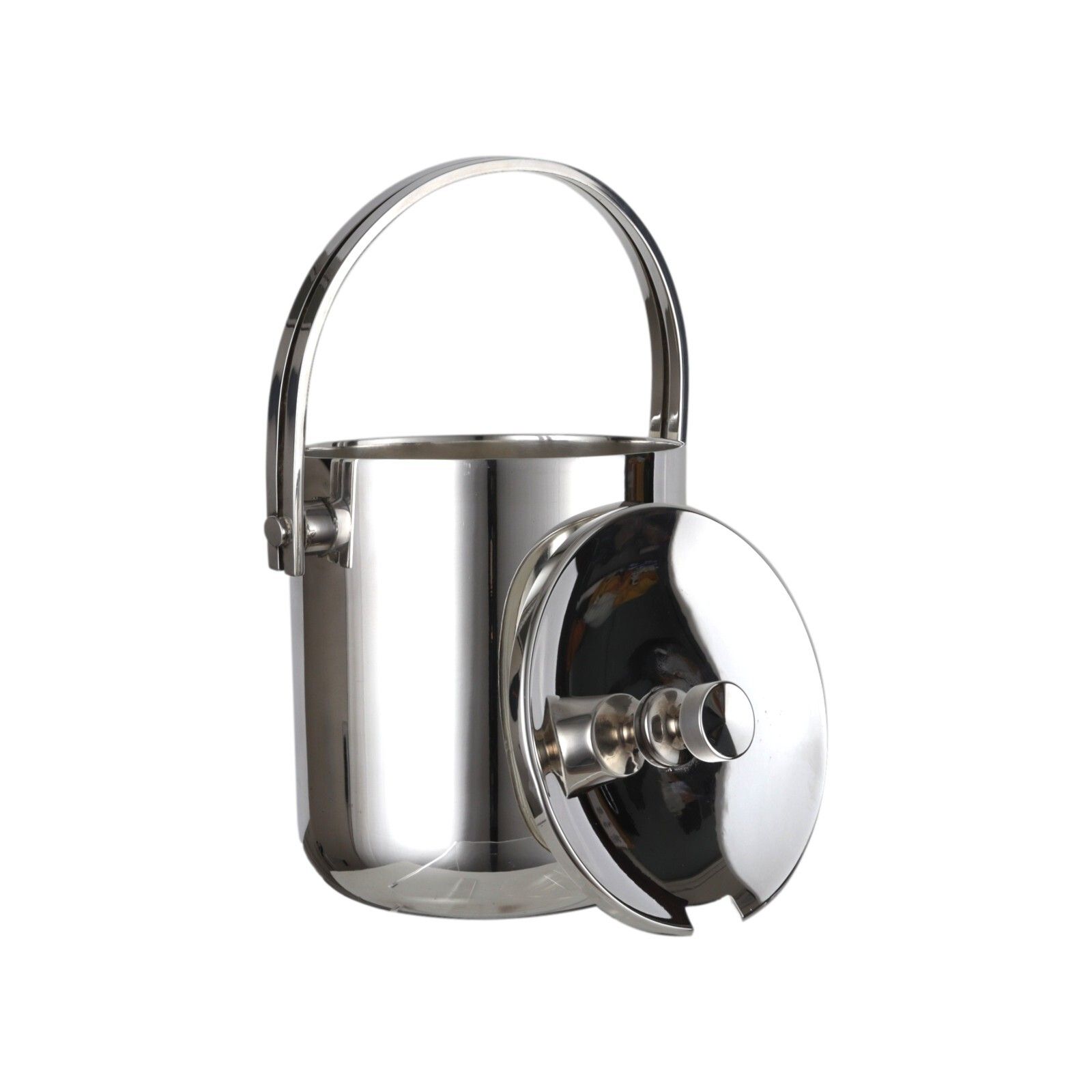 F Lli Lino Sabattini Silver Plate Argenteria Lidded Ice Bucket photo for sale