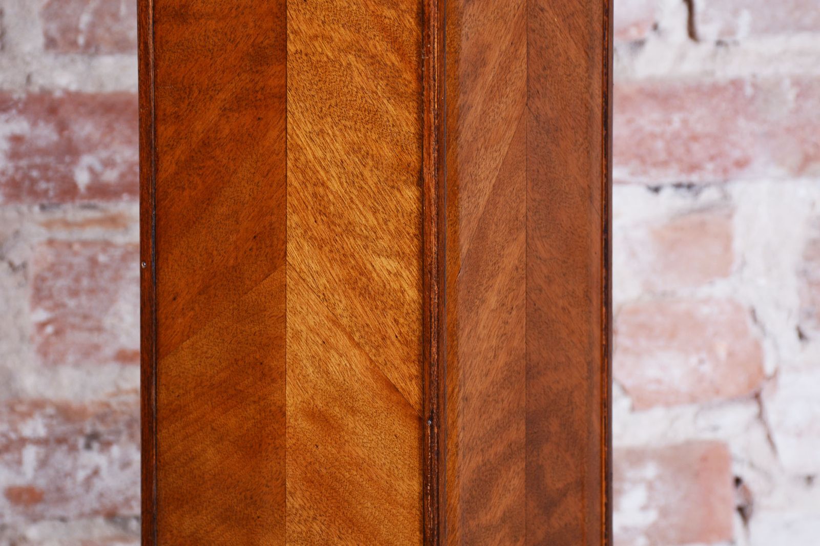 Restored Art Deco Pedestal, Spruce, Oak, Mahogany, Czech, 1920s photo vinterior