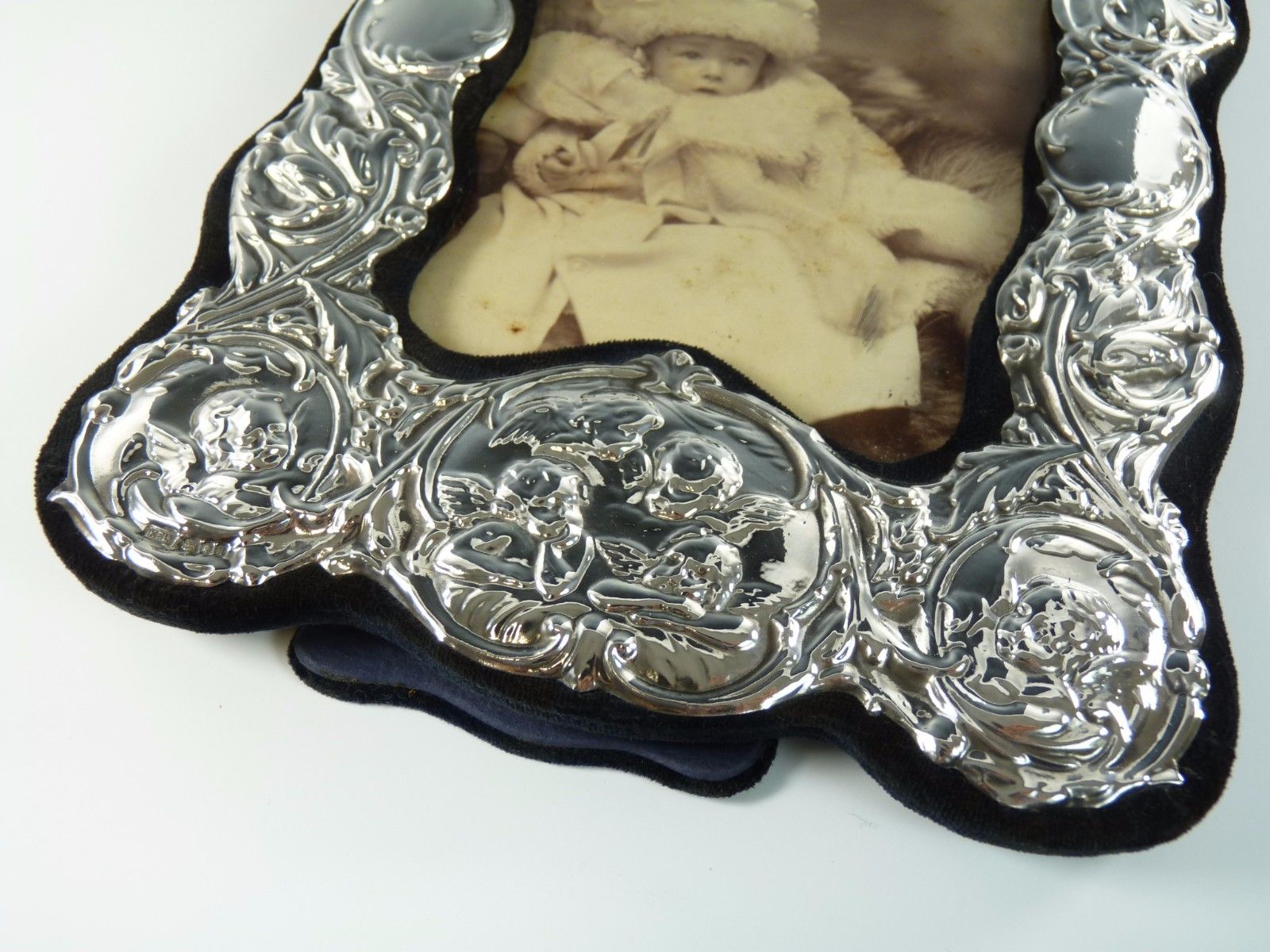 Sterling Silver Edwardian Style Photo / Picture Frame 8 1/2" Tall Sf121 photo for sale