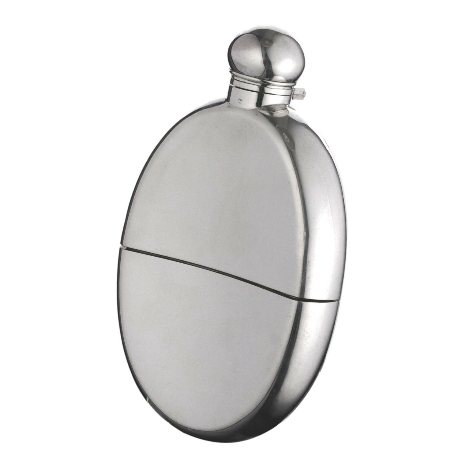 Antique Sterling Silver Hip Flask Edward H Stockwell Thornhill & Co 1873 photo furniture