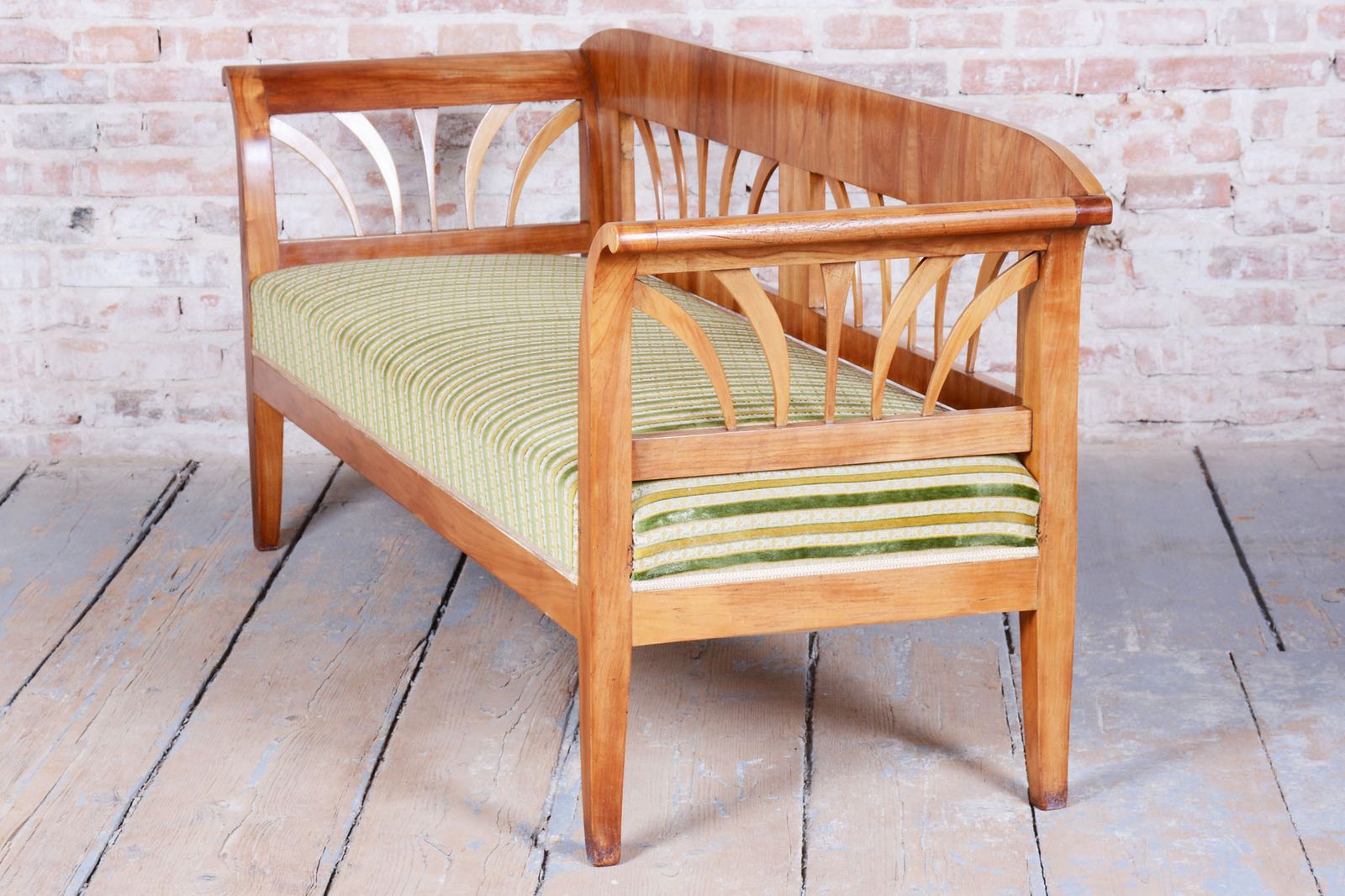 Restored Biedermeier Sofa, Cherry Wood, Spruce, Revived Polish, Austria, 1820s photo vinterior
