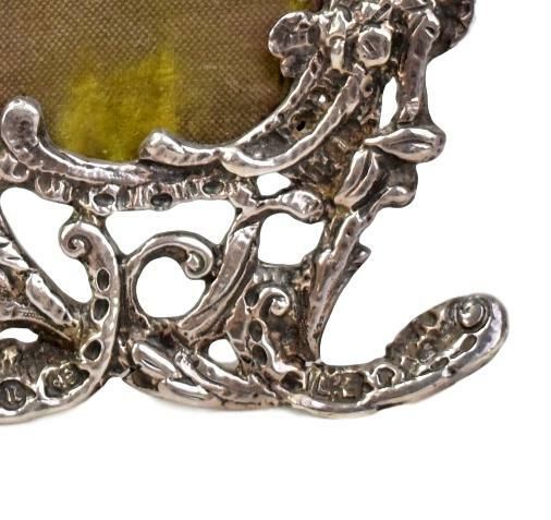 Vintage Sterling Silver Cast Lawrence Emanuel Photo / Picture Frame Sf145 photo vinterior