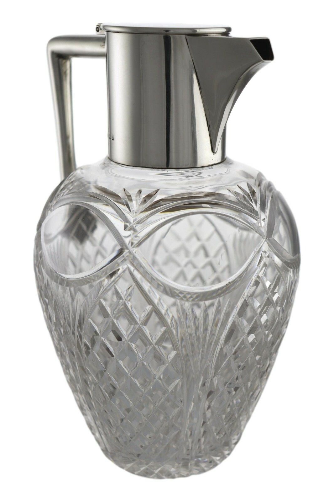 Antique  John Grinsell & Sons Sterling Silver Claret Jug / Decanter 1911 photo furniture