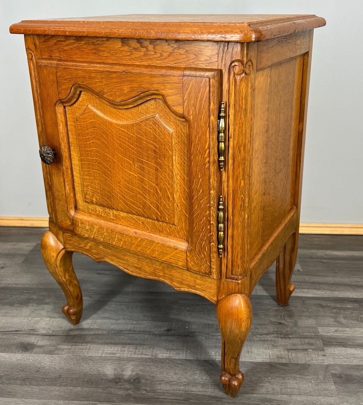 Vintage French Bedside Cabinets Nightstands  Bedside Tables Lot 3726 photo vinterior