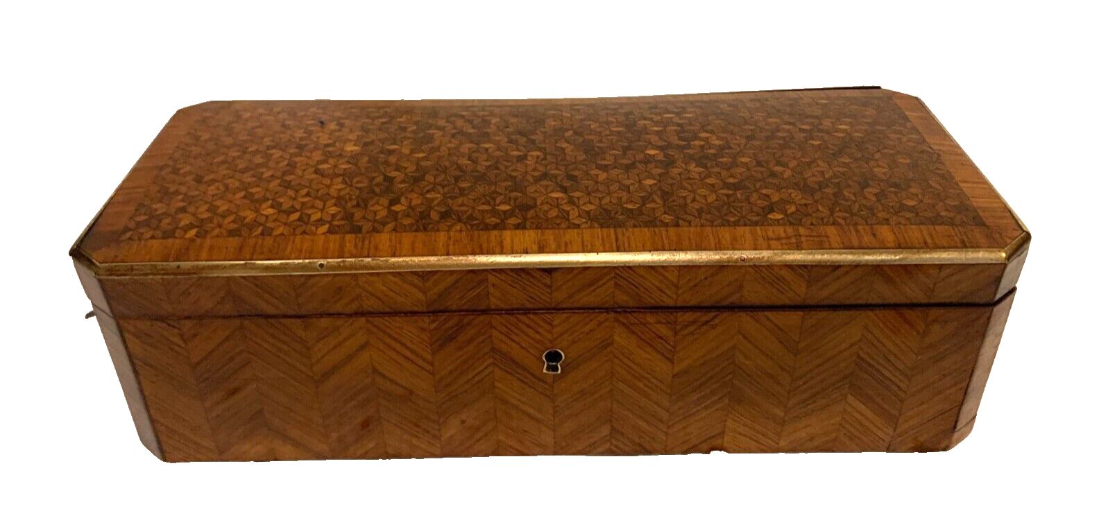 Glove Box In Thuya Magnifying Glass Napoleon III Marquetry Ball 19th Century photo furniture
