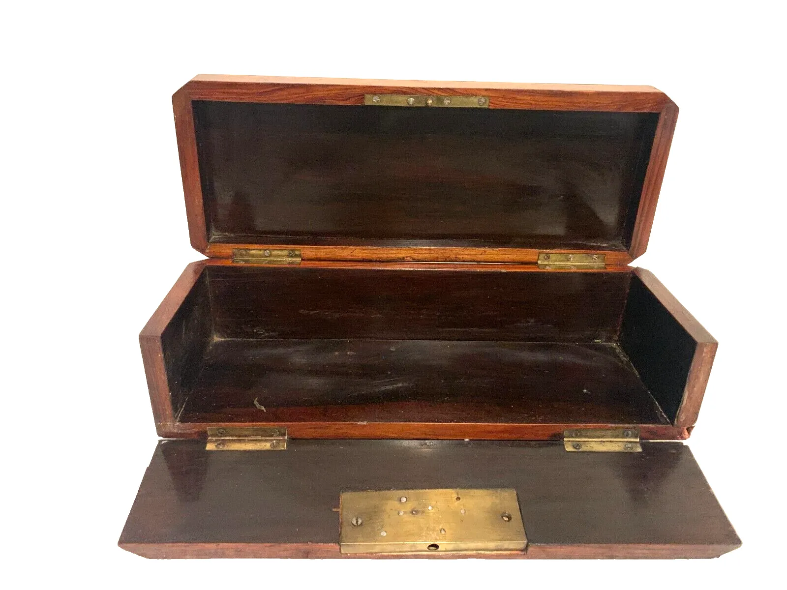 Glove Box In Thuya Magnifying Glass Napoleon III Marquetry Ball 19th Century photo vintage