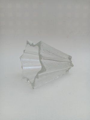 Art Deco Star Glass Vase By Pierre Davesn For Daum, 1940s photo for sale