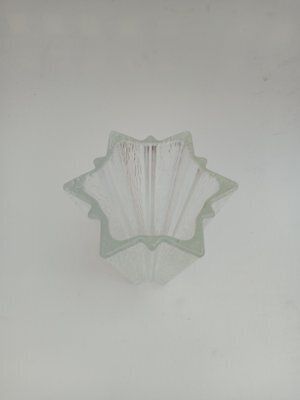 Art Deco Star Glass Vase By Pierre Davesn For Daum, 1940s photo 449.0
