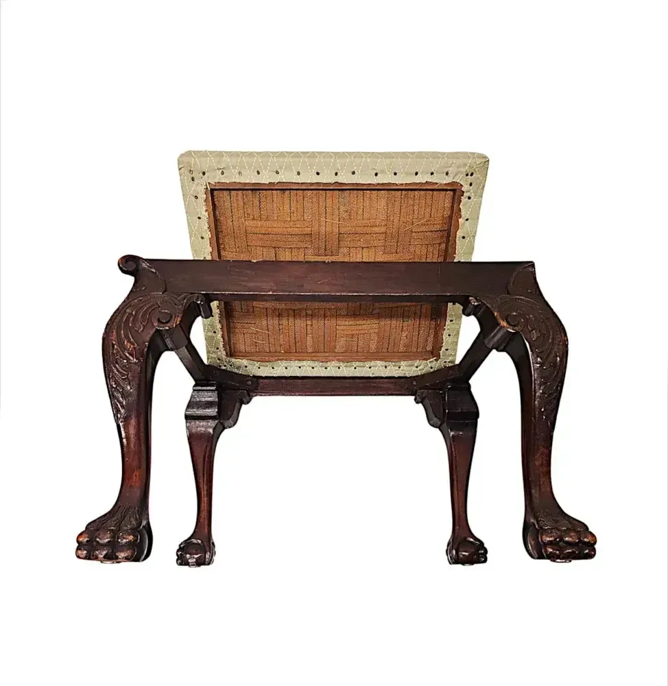 photo for sale A Fabulous Early 20th Century Stool In The Georgian Irish Style