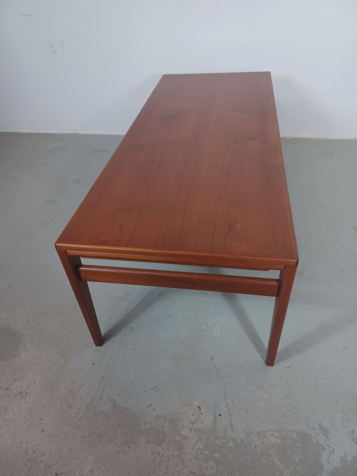1960s Johannes Andersen Danish Coffee Table In Teak photo vintage