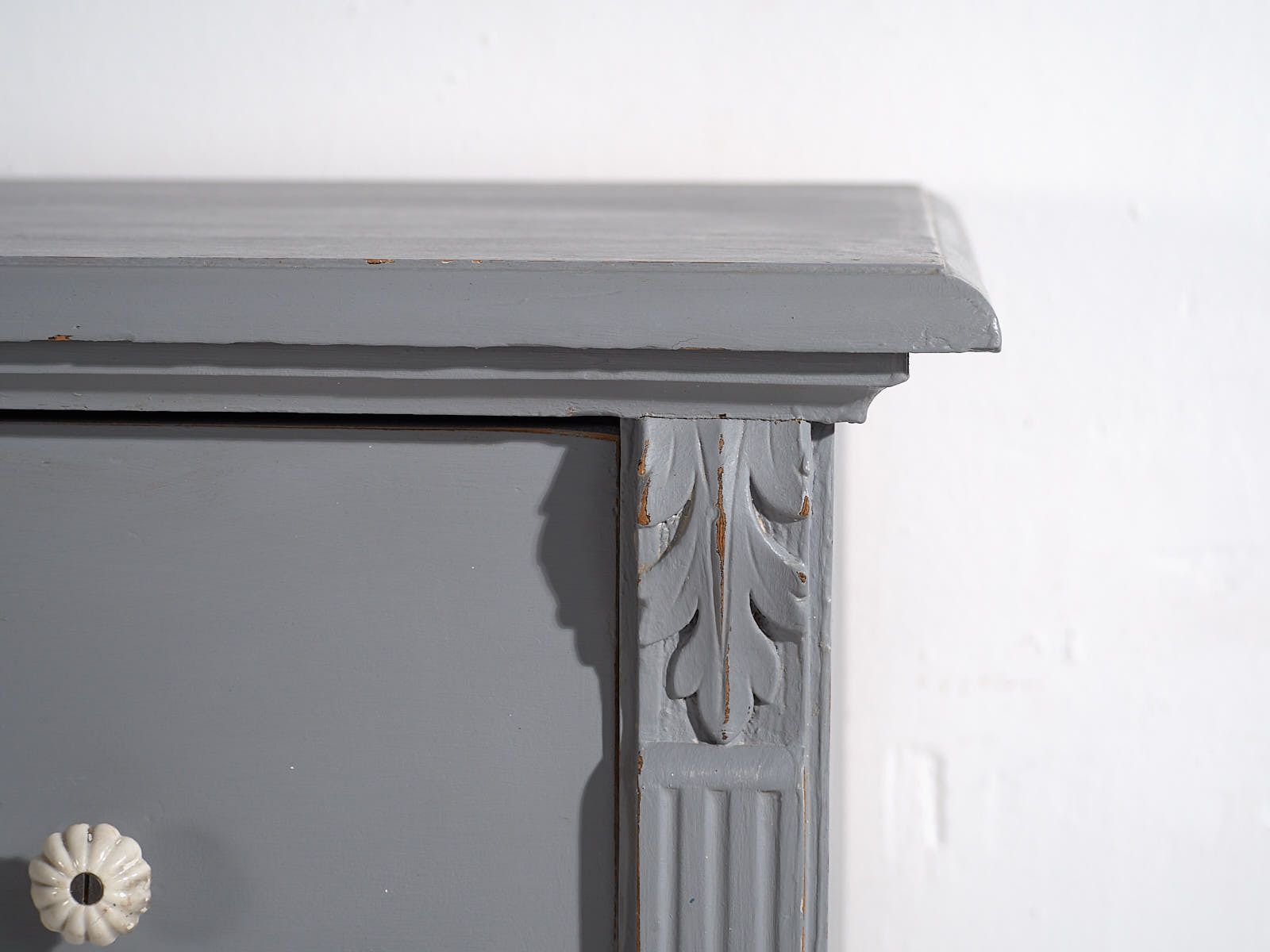 Antique Gray Chest Of Drawers (C.1920) #19 photo vintage