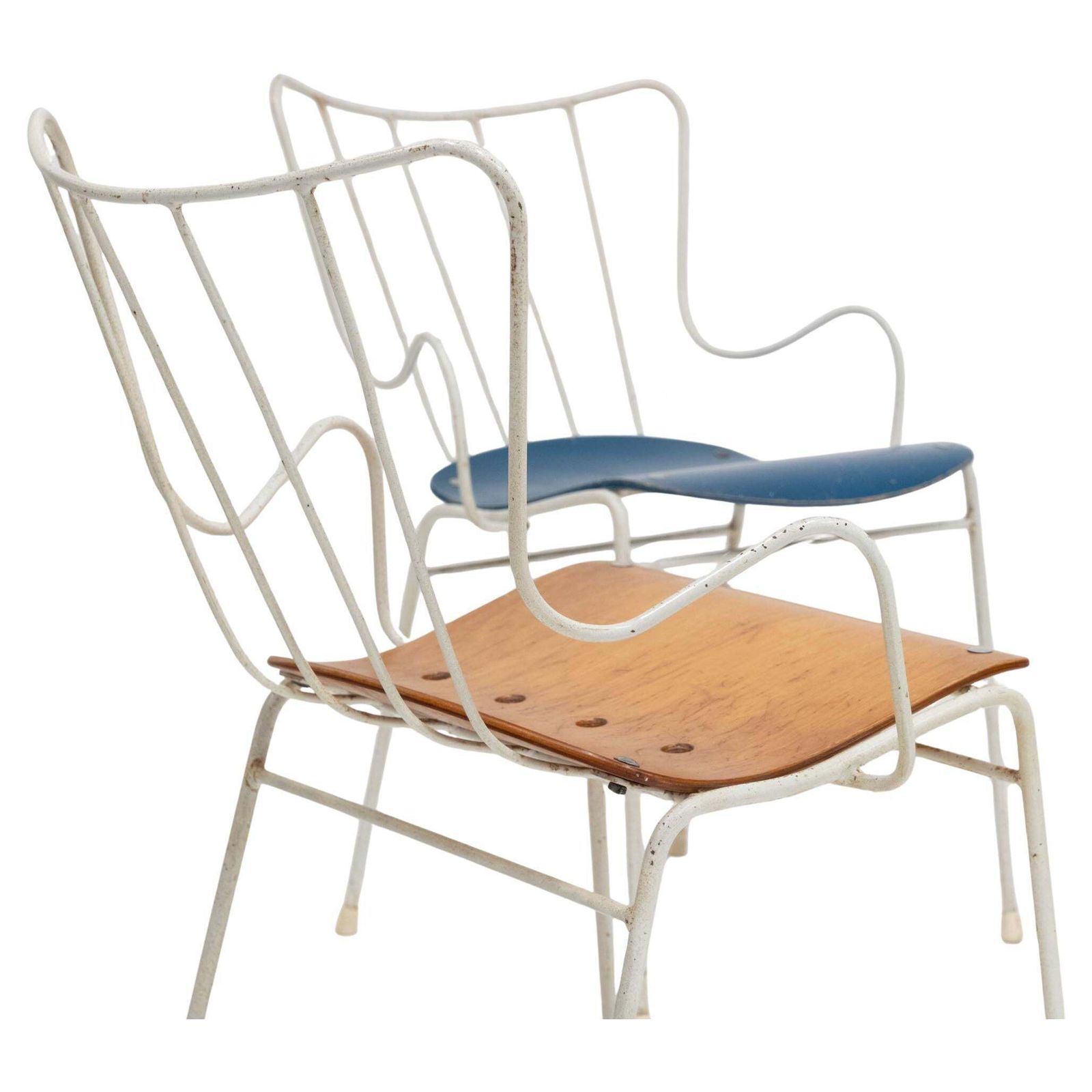 Set Of Four Mid Century Ernest Race Antelope Chairs photo vinterior