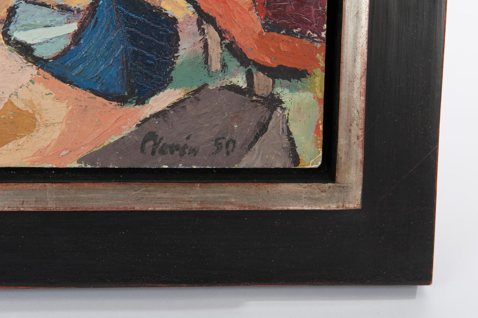 Scandinavian Maritime Painting Oil On Panel In Warm Colors By Noren Nils Martin photo furniture