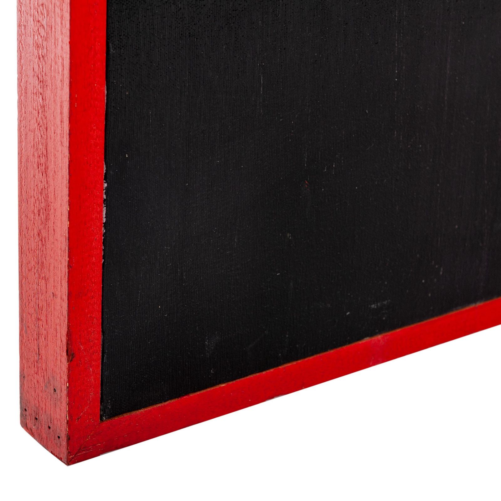 Italian Art Informel Painting Black, Grey, Red, Blue By Danilo Picchiotti, 1987 photo 7652.0
