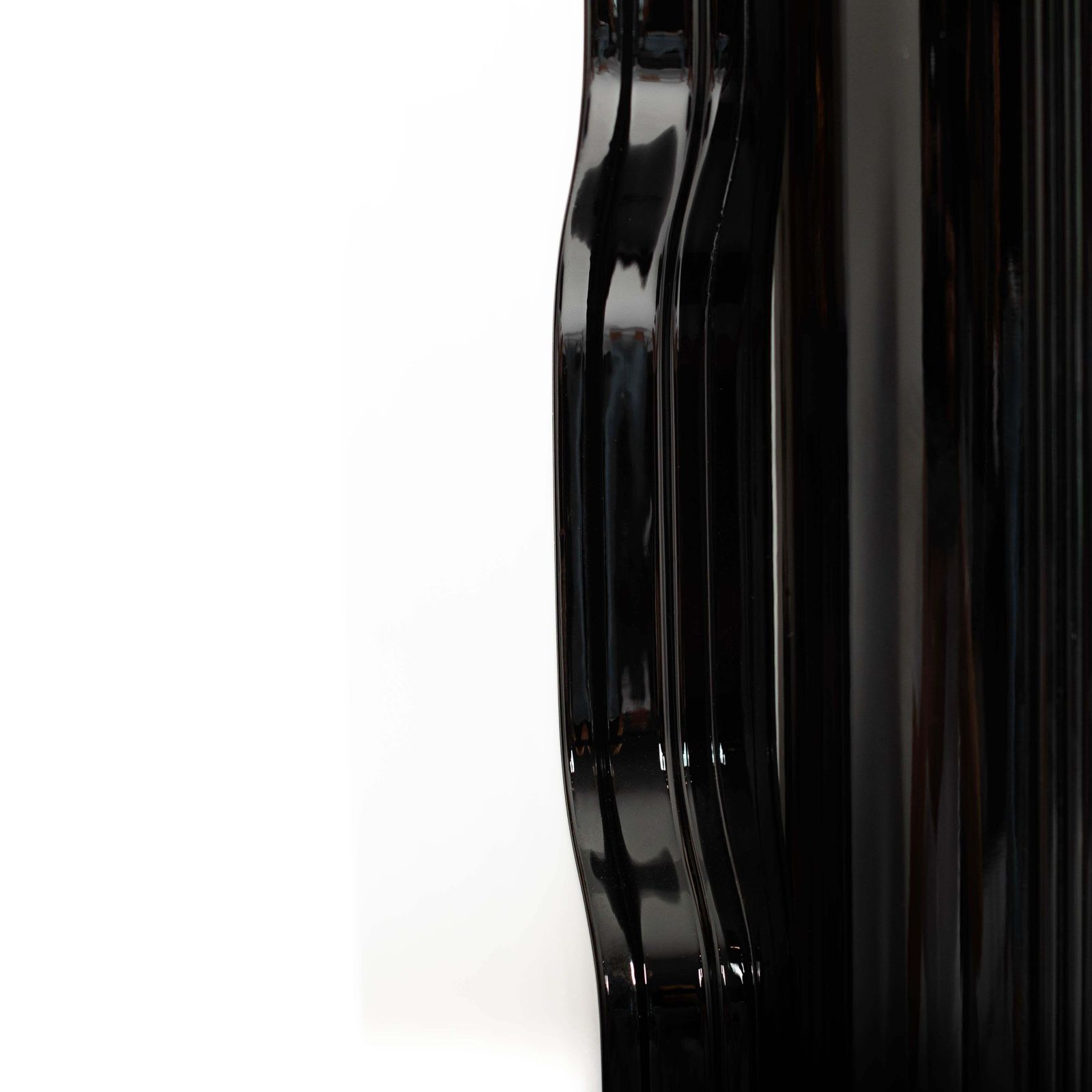 Furniture Mid Century Italian Credenza Black Lacquer Brass Details By Vittorio Dassi 1950s photo