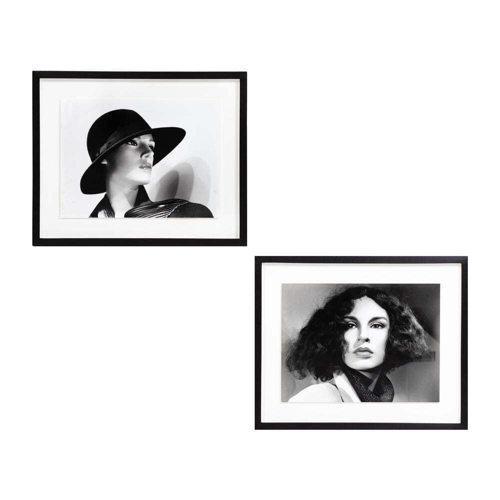 Pair Of Italian Midcentury Photographs In Black And White Of 2 Mannequins, 1960s photo for sale