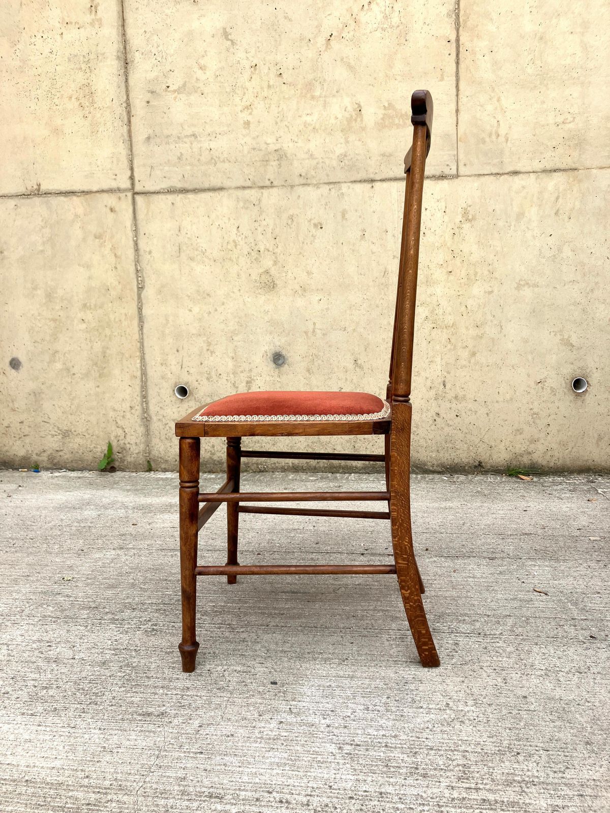 English Antique Inlaid Mahogany Arts & Crafts Side Chair Bedroom Chair photo Furniture